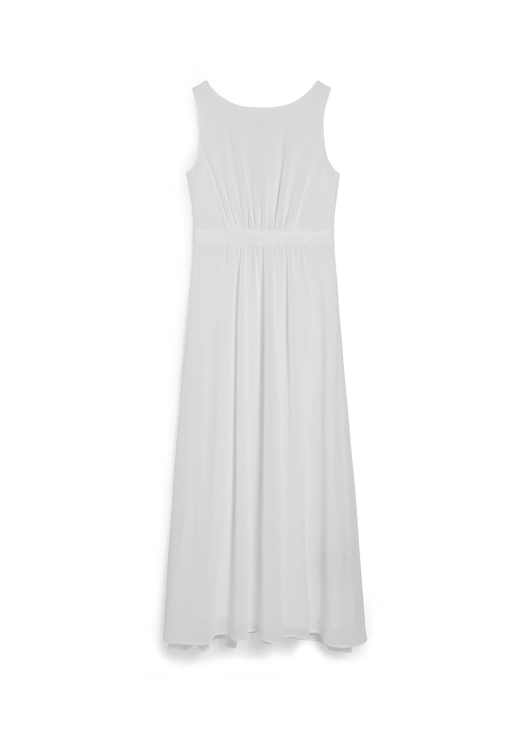 Білий кежуал сукня в грецькому стилі C&A однотонна