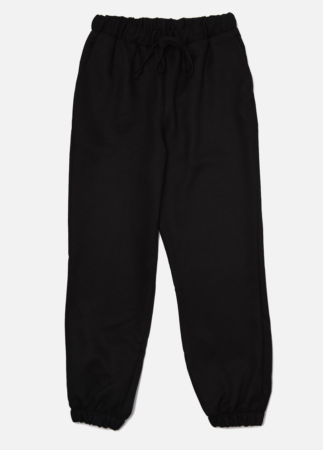 Черные кэжуал демисезонные джоггеры, укороченные брюки Trendyol