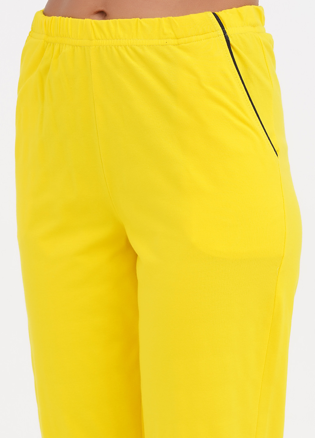 Желтая всесезон пижама (футболка, брюки) футболка + брюки Lucci