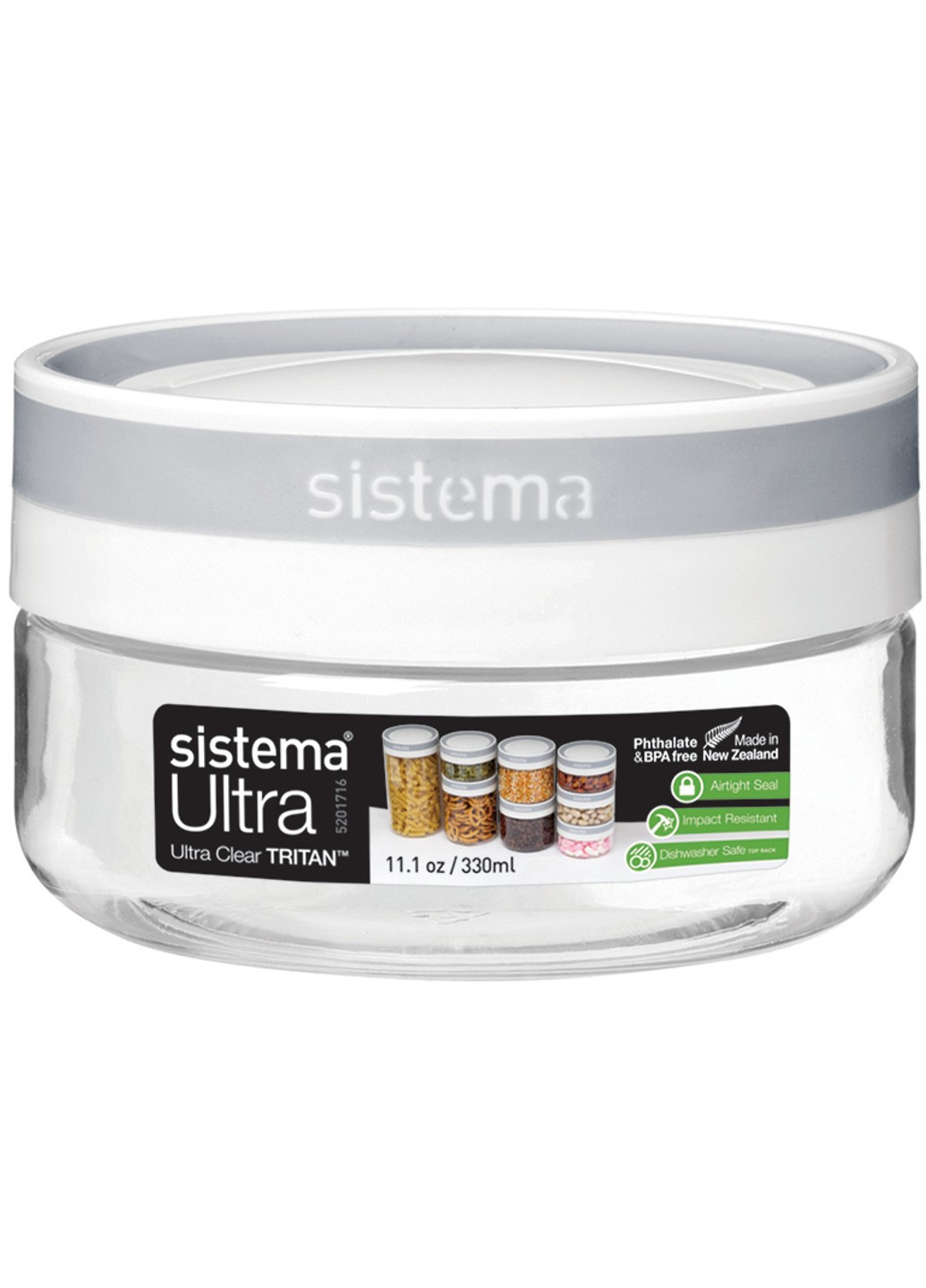 Набір харчових контейнерів Ultra 330 мл 3 шт Sistema (255274234)