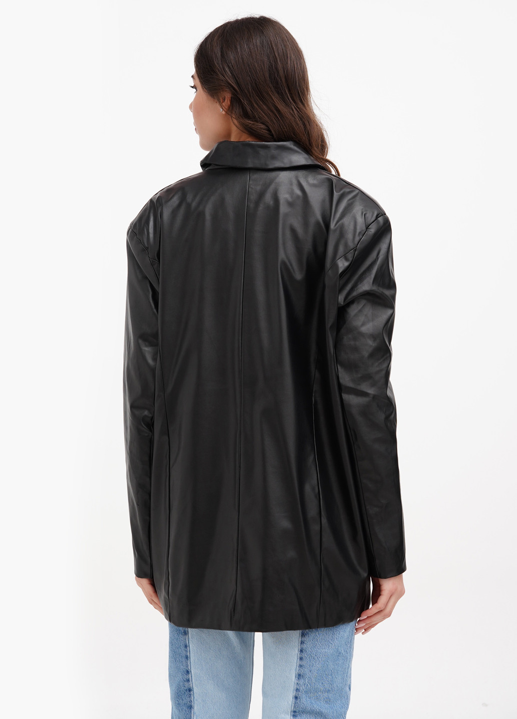 Черный женский жакет PrettyLittleThing однотонный - демисезонный