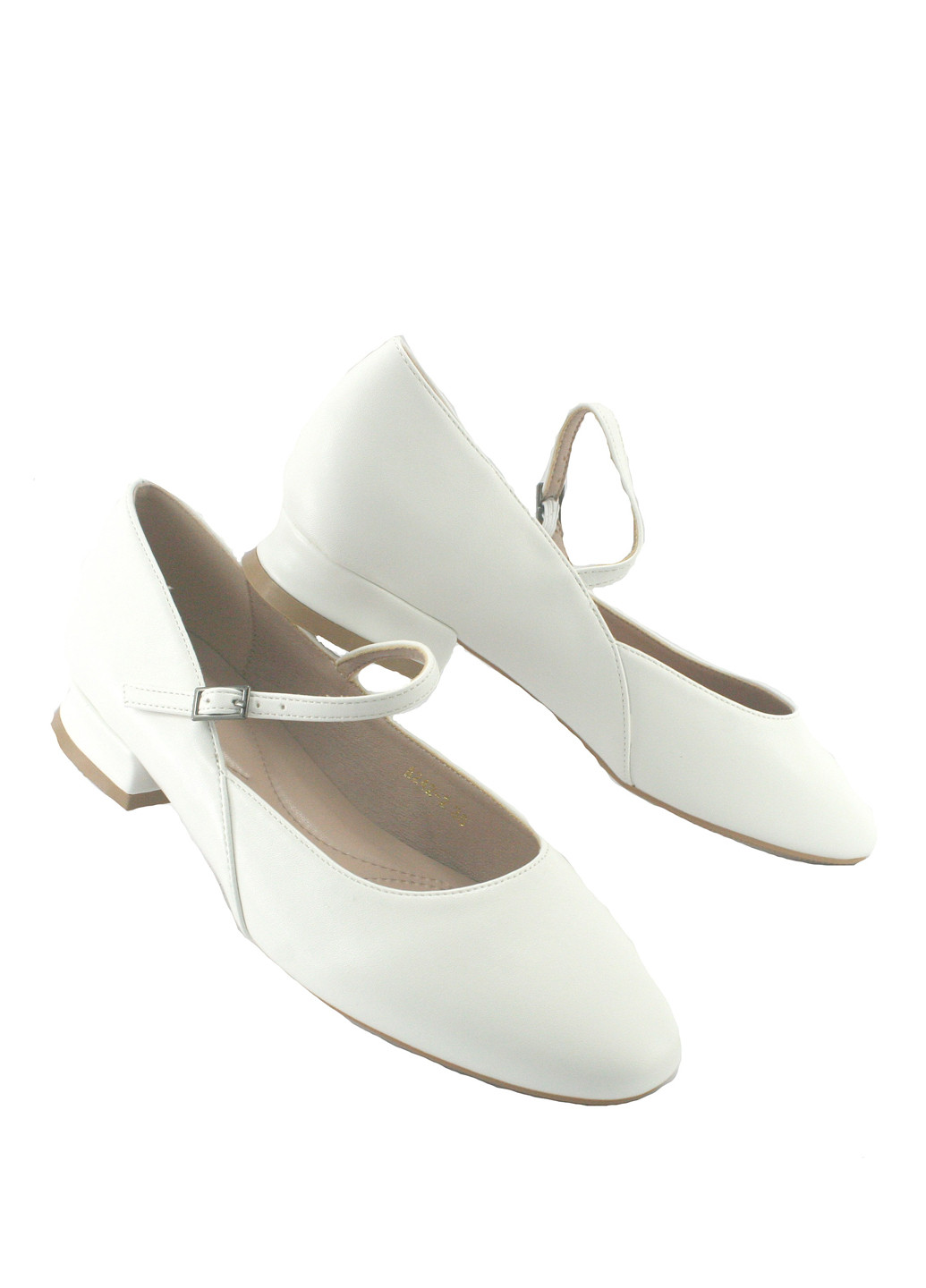 No Brand Туфли мери джейн белый з искусственная кожа, — демисезон (364071384)