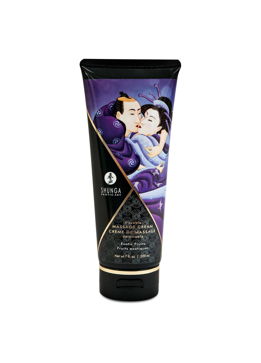 Съедобный массажный крем Kissable Massage Cream - Exotic Fruits (200 мл) Shunga (251876830)