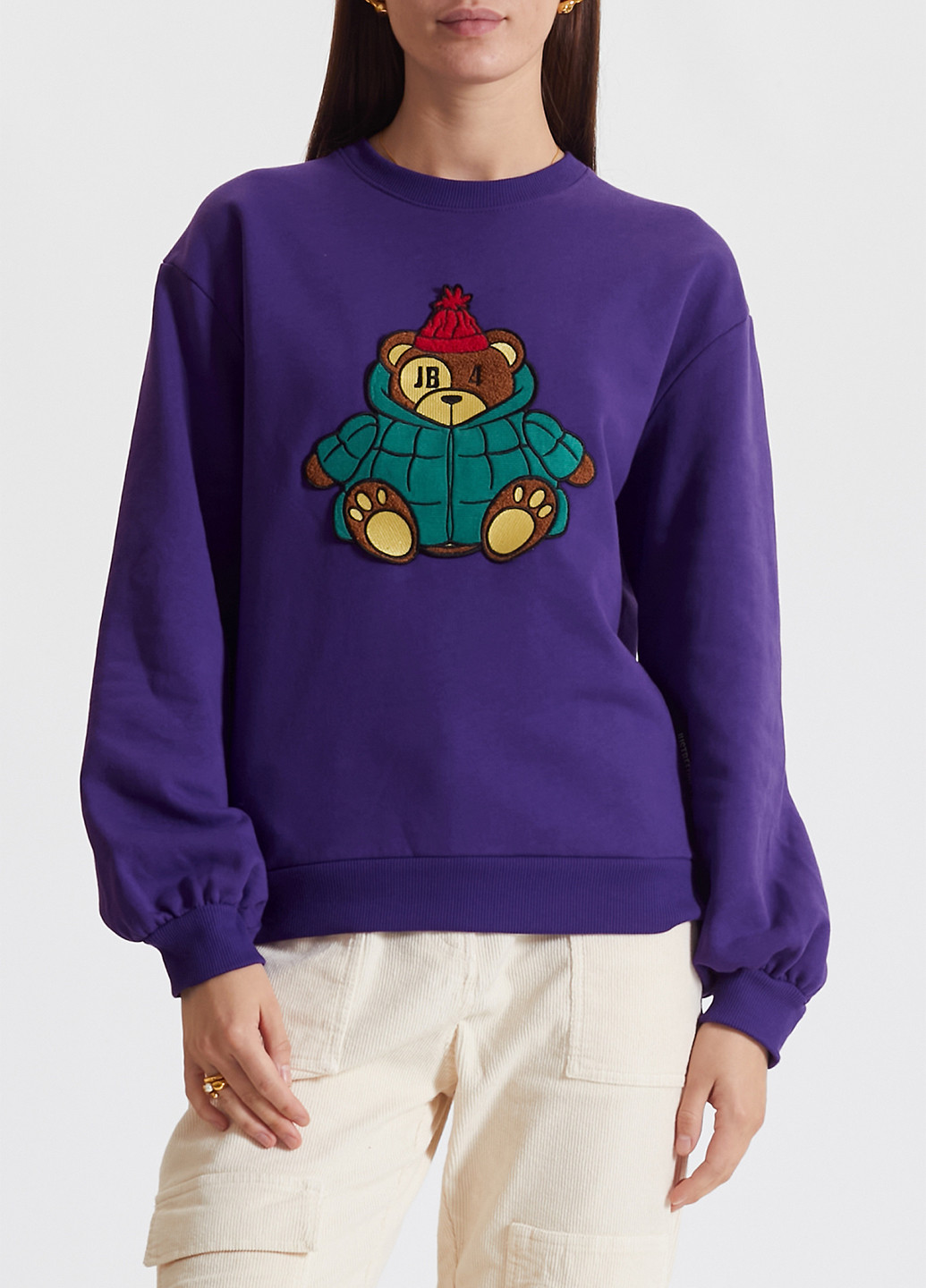 Фиолетовый свитшот J.B4 (Just Before) рисунок (246266797)