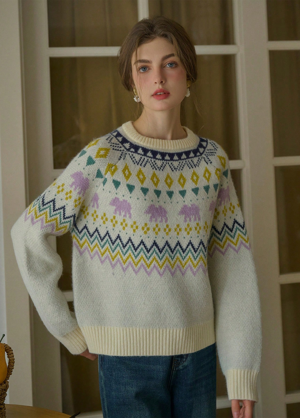 Бежевый демисезонный джемпер джемпер SHEIN