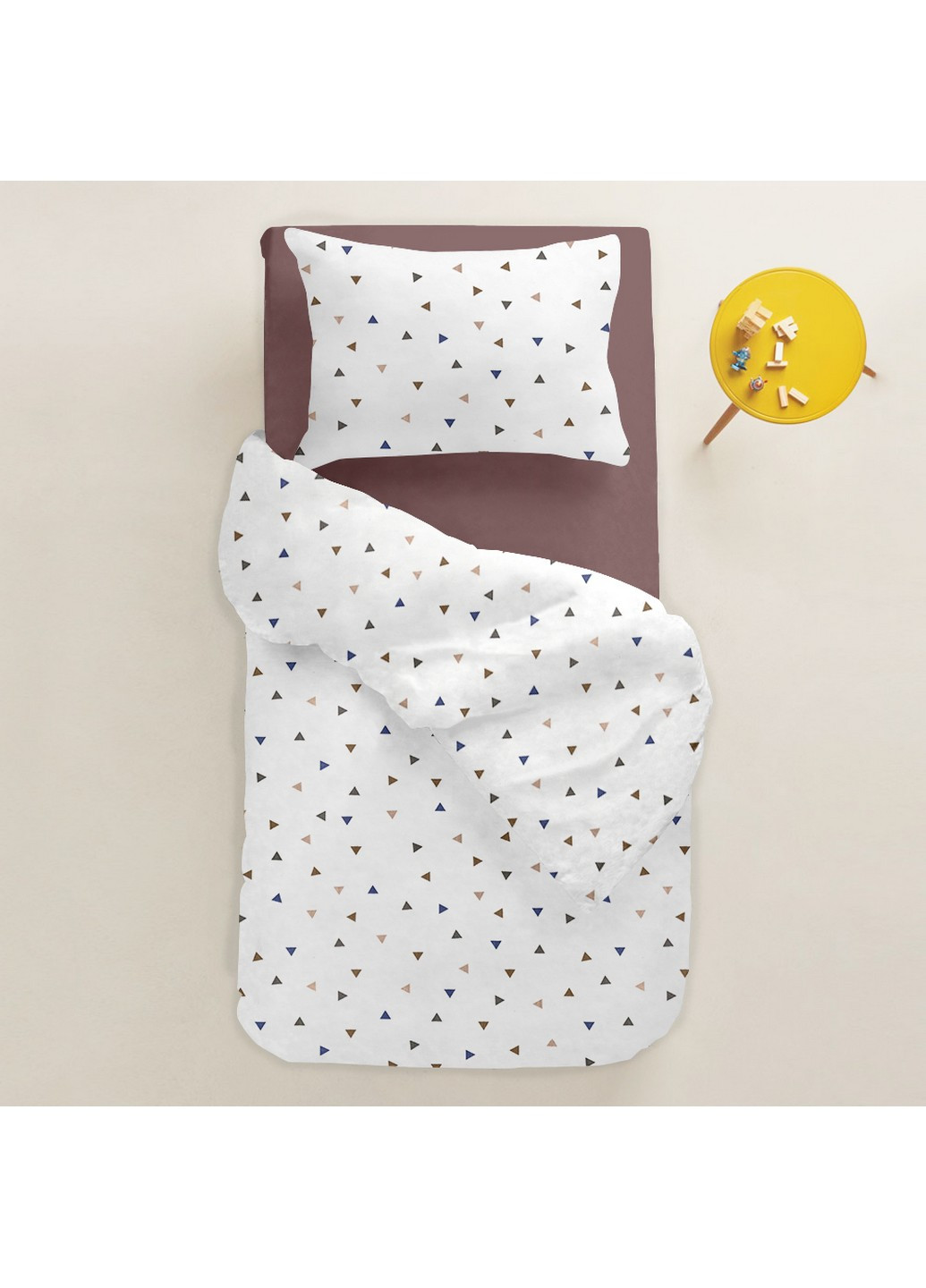 Комплект подросткового постельного белья Delta Color Chocolate 160x220 см (4822052080894) Cosas (251850318)