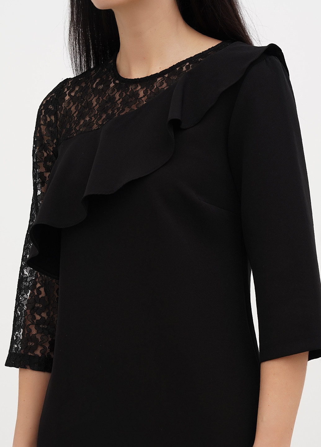 Черное праздничный платье футляр Vicolo однотонное