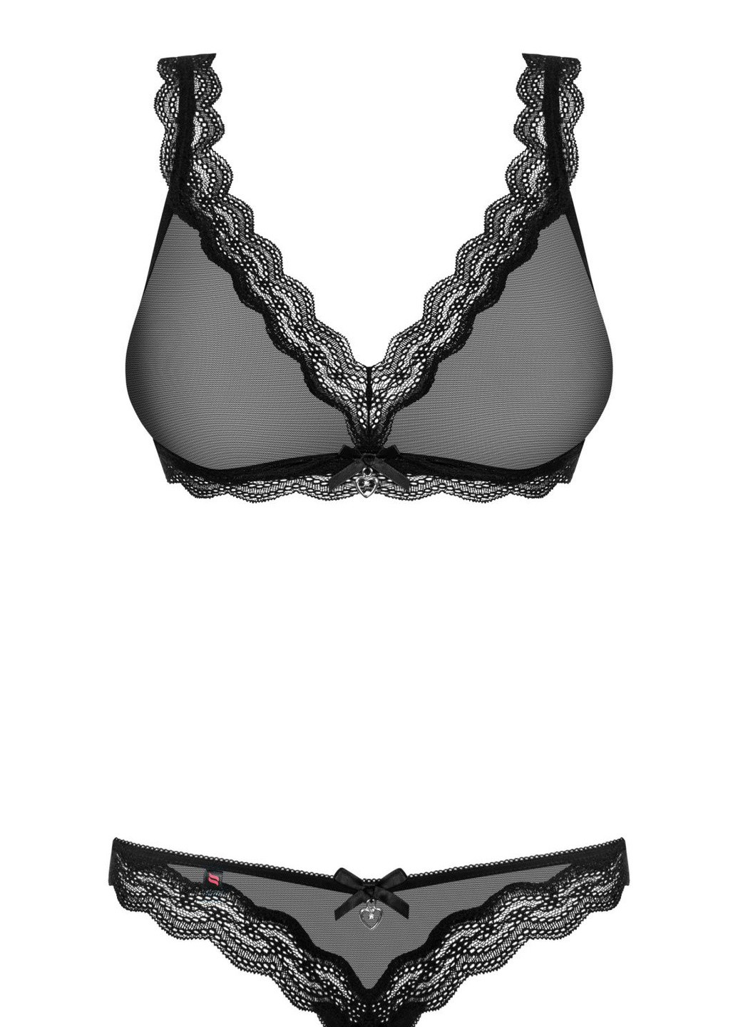 Черный демисезонный комплект Obsessive