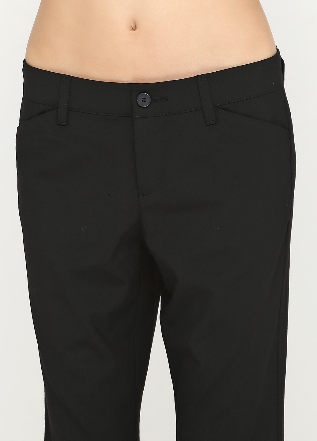 Черные классические демисезонные прямые брюки Esprit