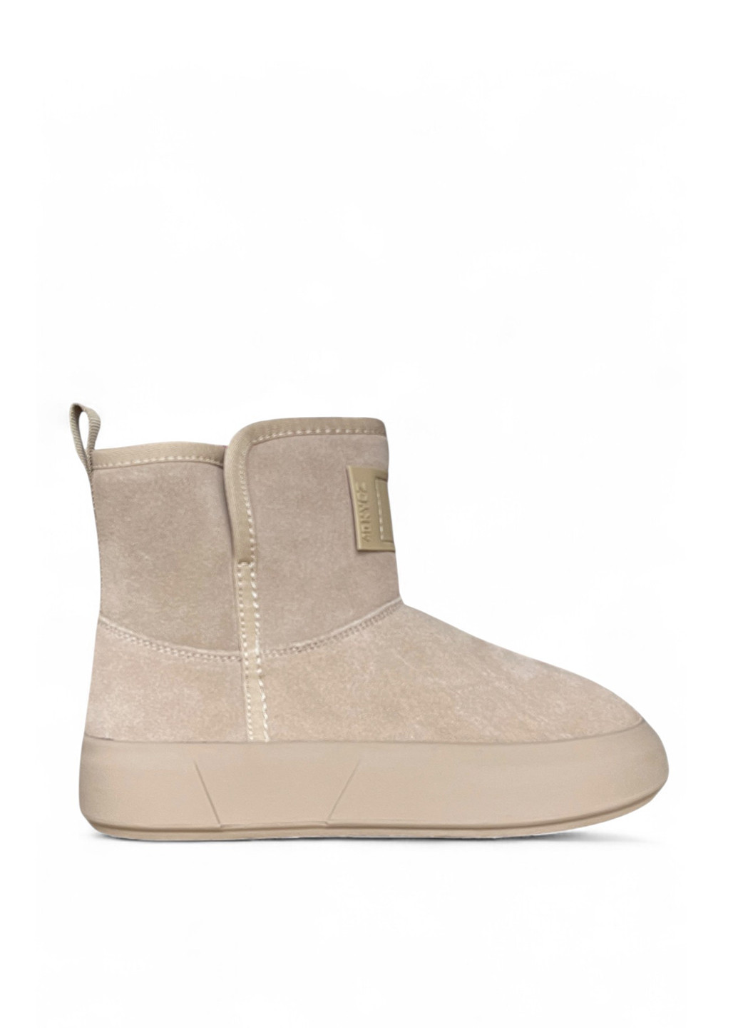 Бежевые зимние полусапоги Melanda.M