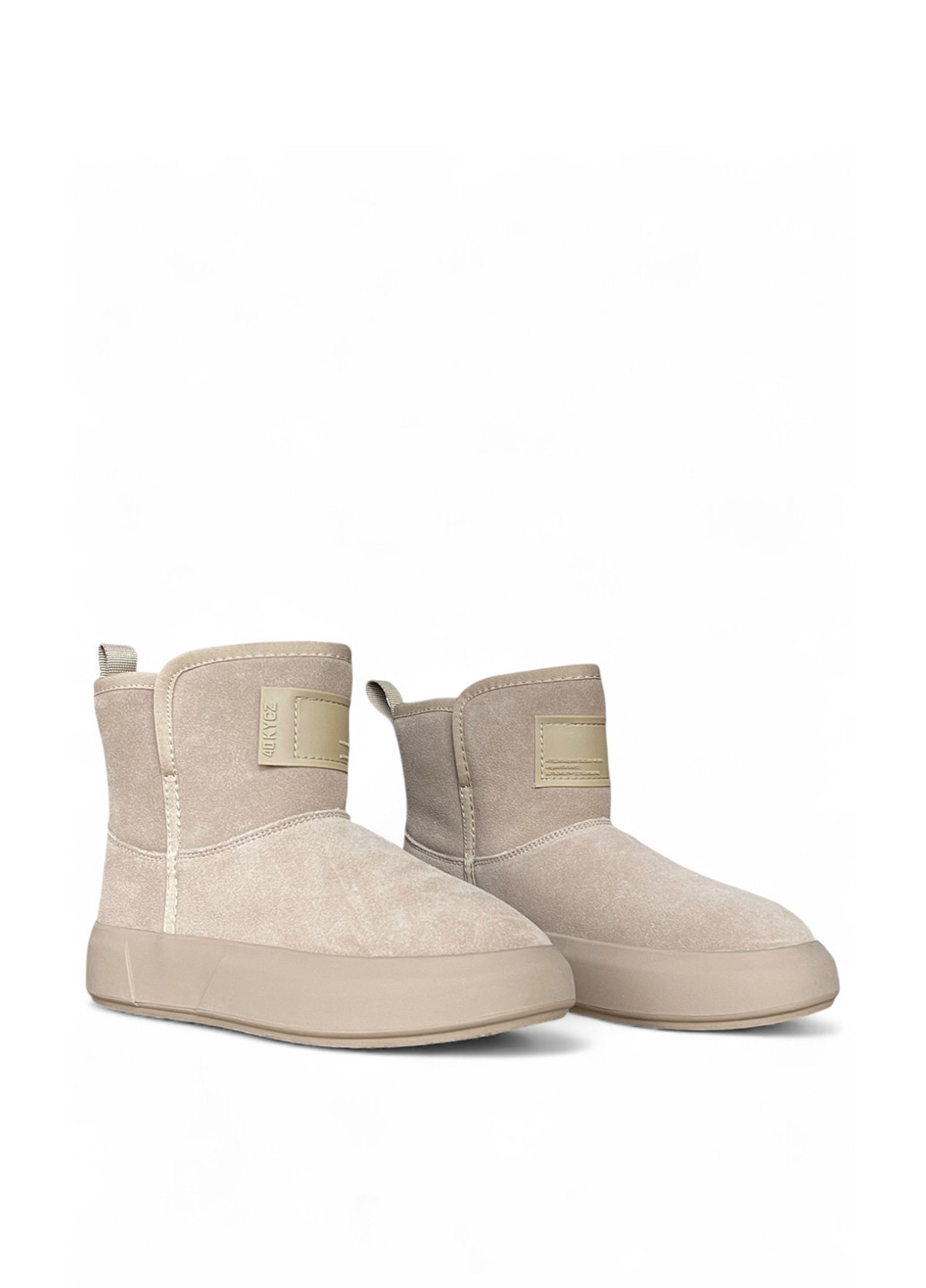 Бежевые зимние полусапоги Melanda.M