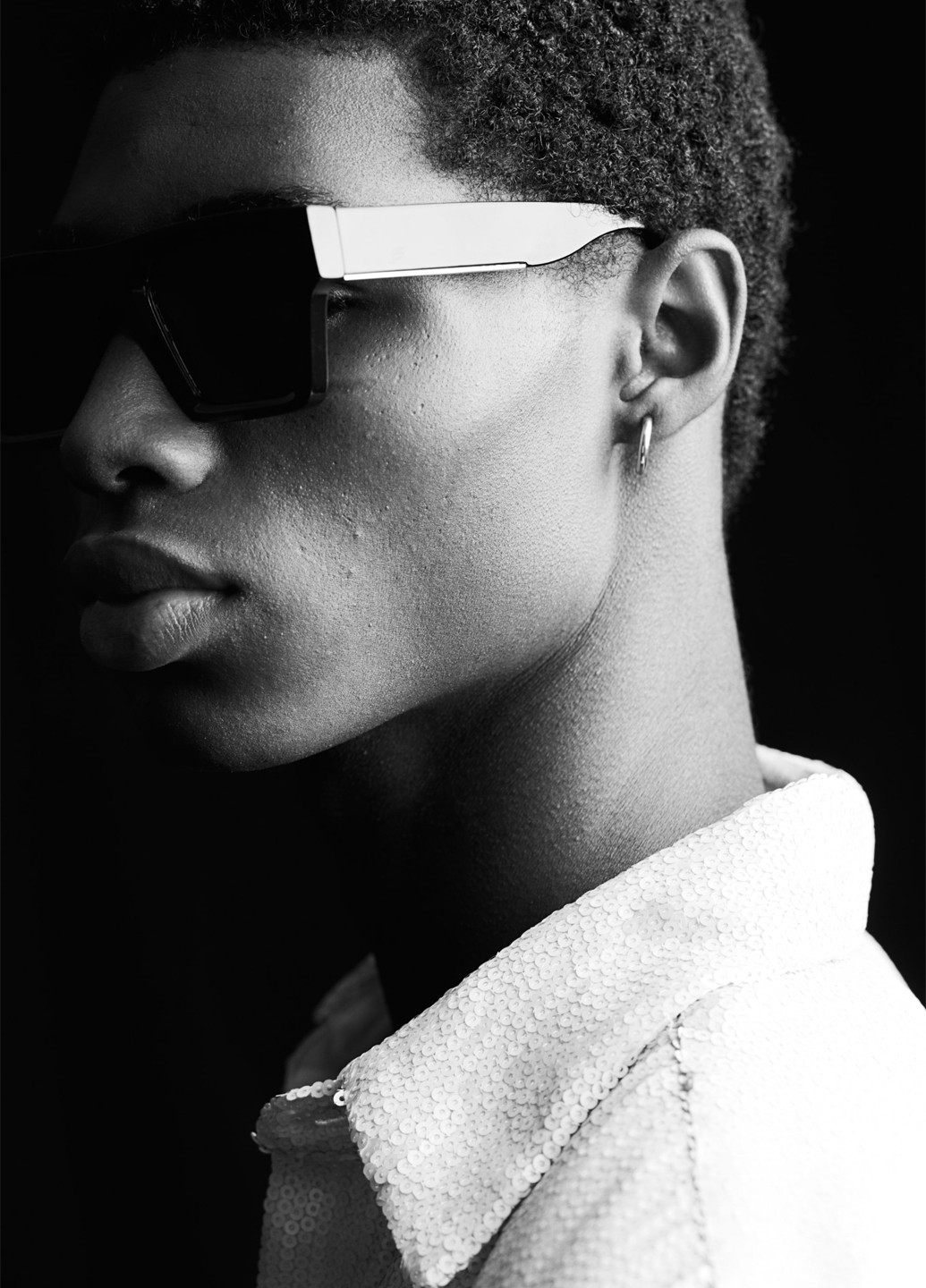 Светло-бежевая праздничный, кэжуал рубашка однотонная H&M