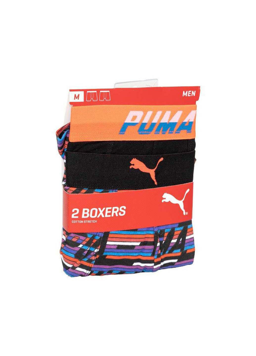 Трусы Puma logo aop boxer 2-pack (253477707)