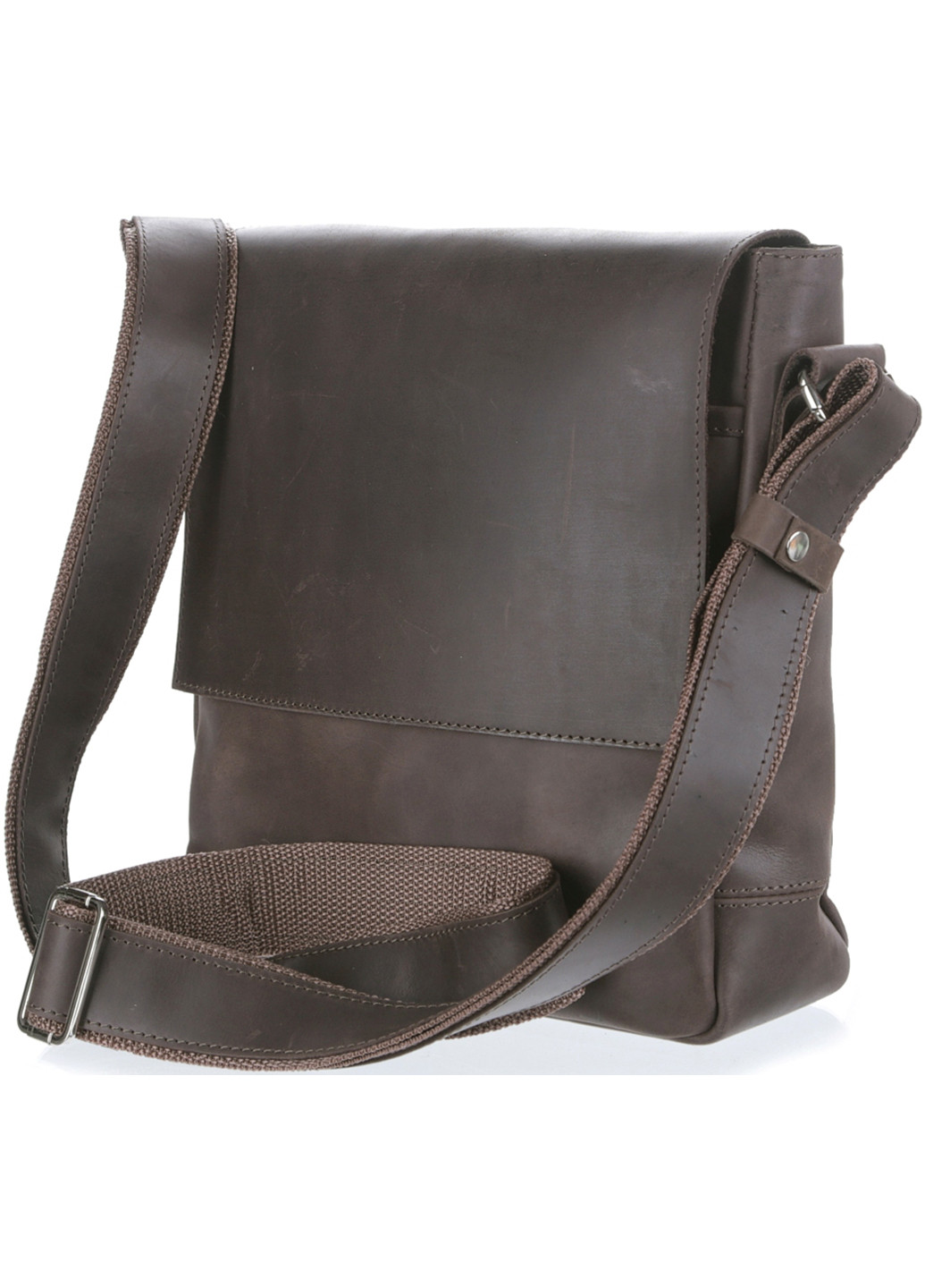 Мужская кожаная сумка 22х21х7,5 см Shvigel (229460663)