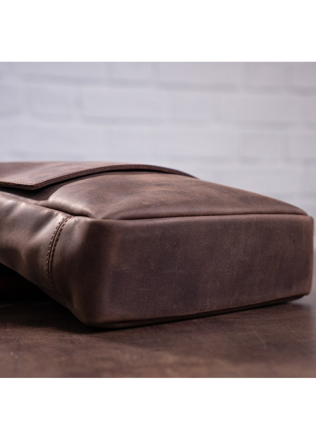 Мужская кожаная сумка 22х21х7,5 см Shvigel (229460663)