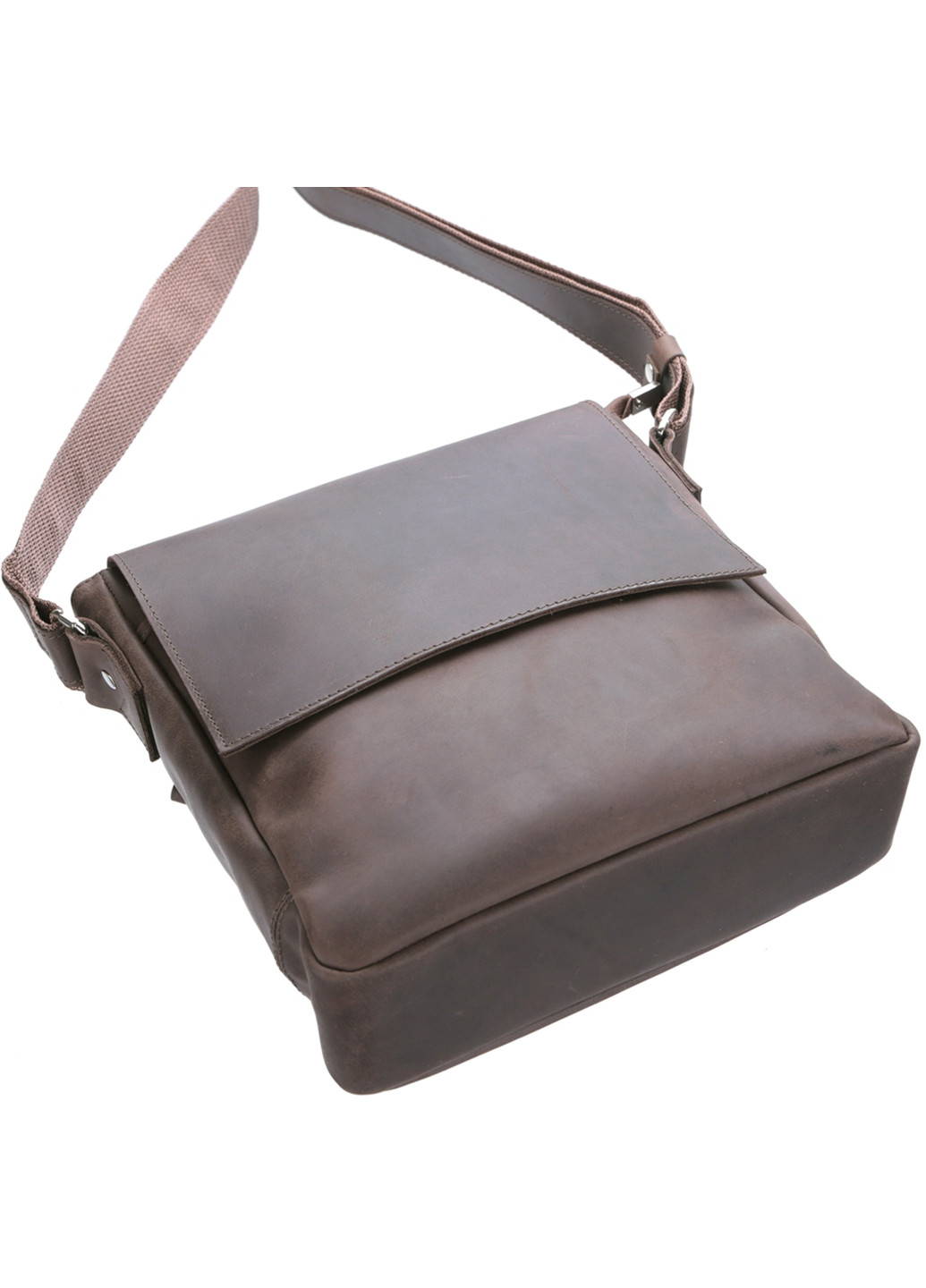 Мужская кожаная сумка 22х21х7,5 см Shvigel (229460663)