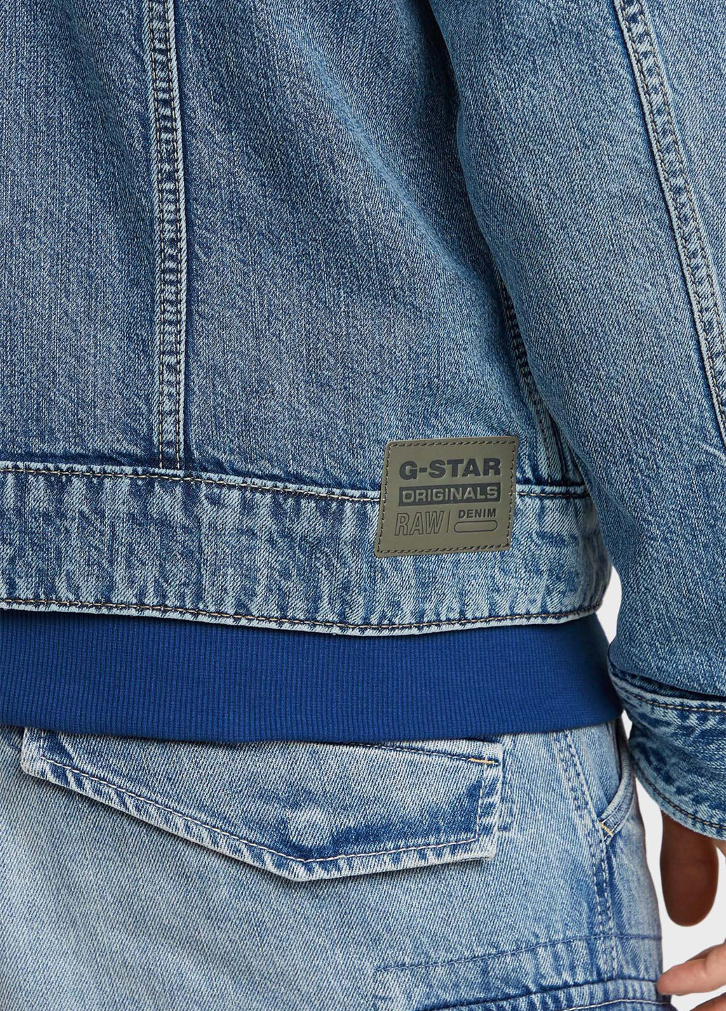 Синяя демисезонная куртка G-Star Raw