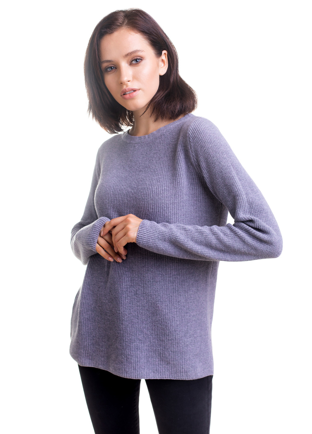 Сиреневый демисезонный женский джемпер Viviami Джемпер
