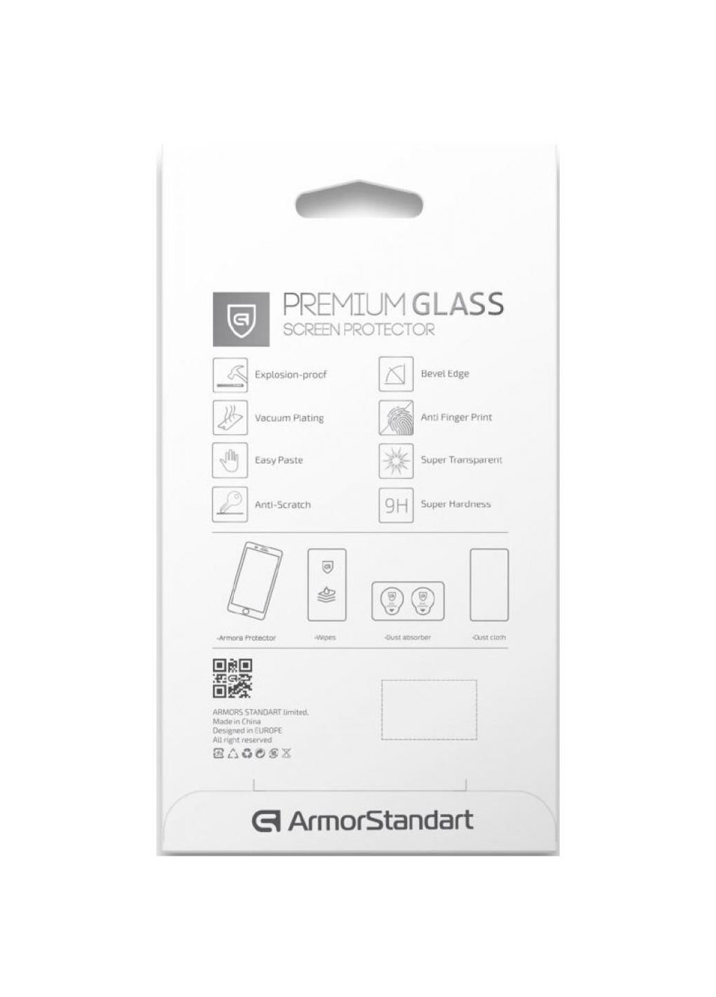 Скло захисне Full Glue TECNO POP 4 Black (ARM57586) ArmorStandart (252369407)