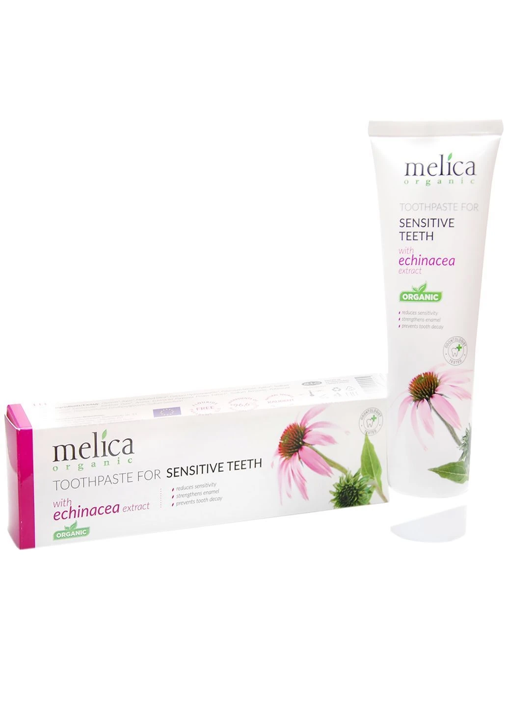 Зубная паста c экстрактом эхинацеи Melica Organic (247848936)