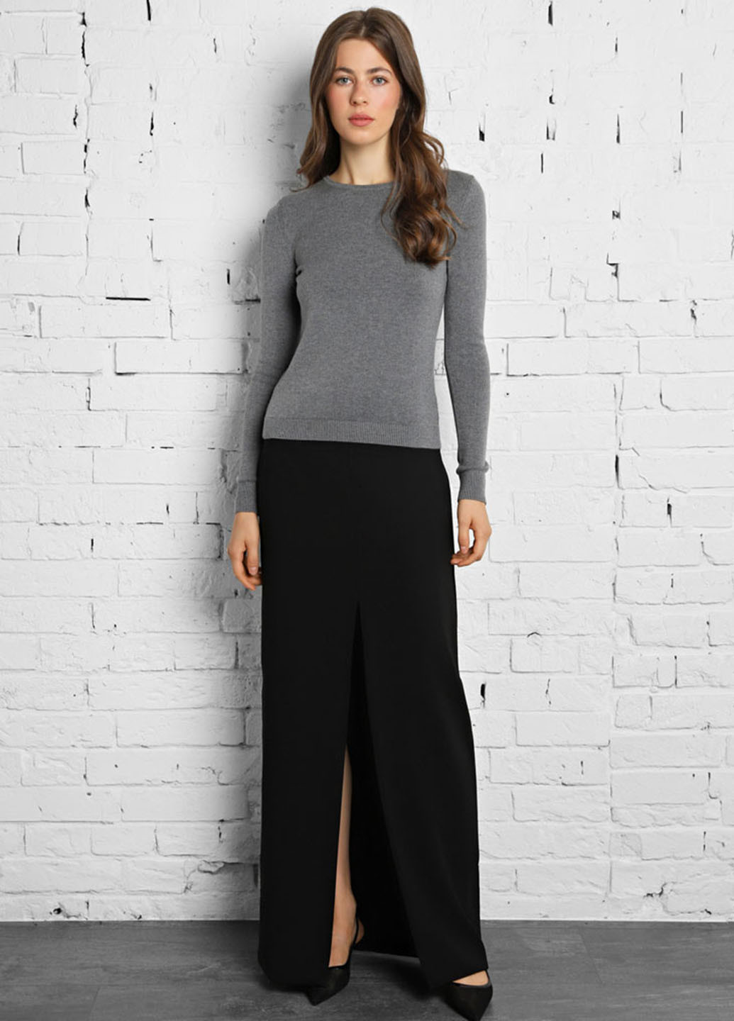 Серый демисезонный свитшот джемпер Promin