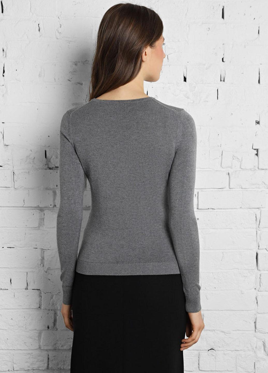 Серый демисезонный свитшот джемпер Promin