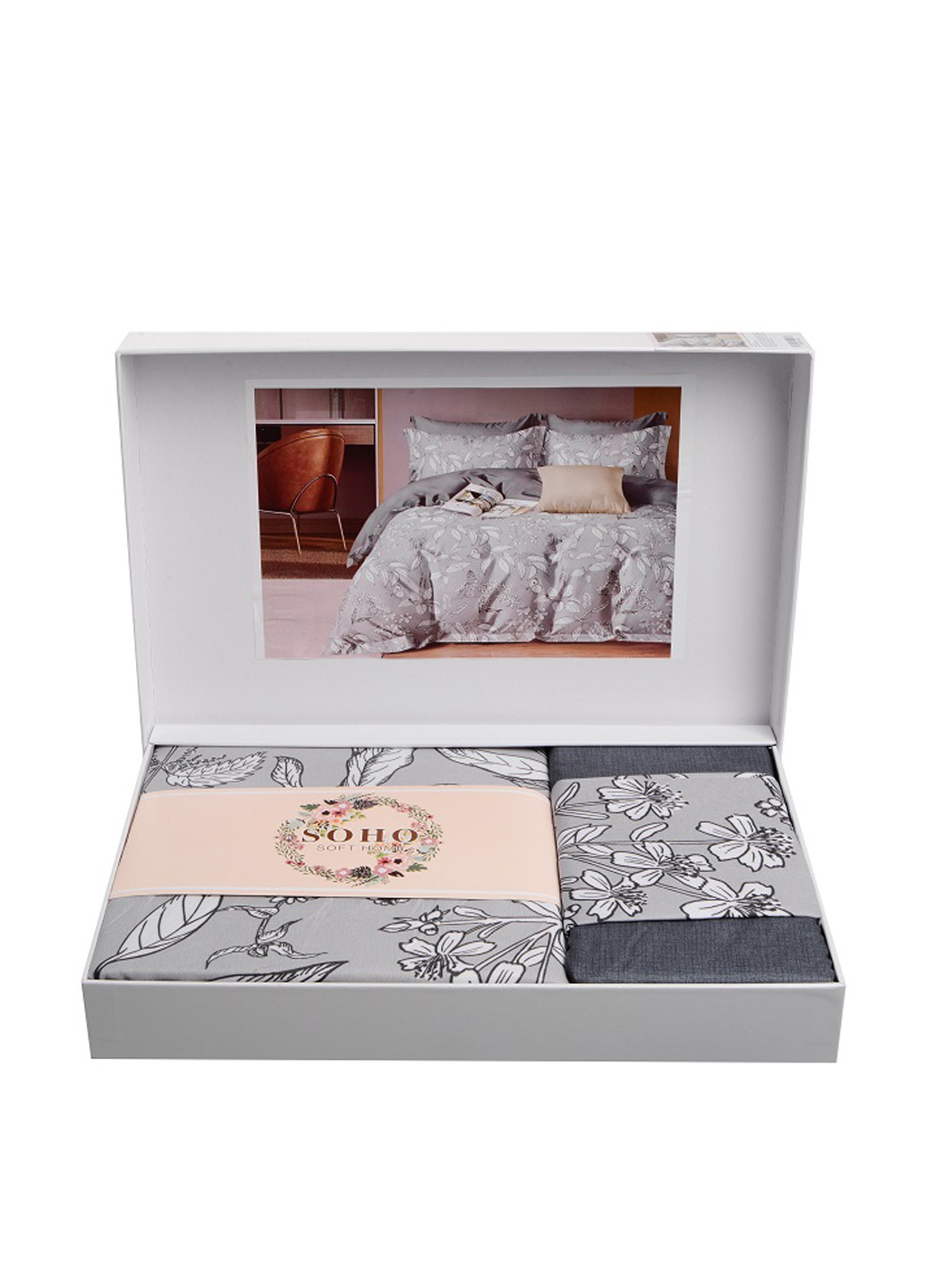 КПБ Евро Lounge 200*230 Veneziana Grey Soho (317244679)