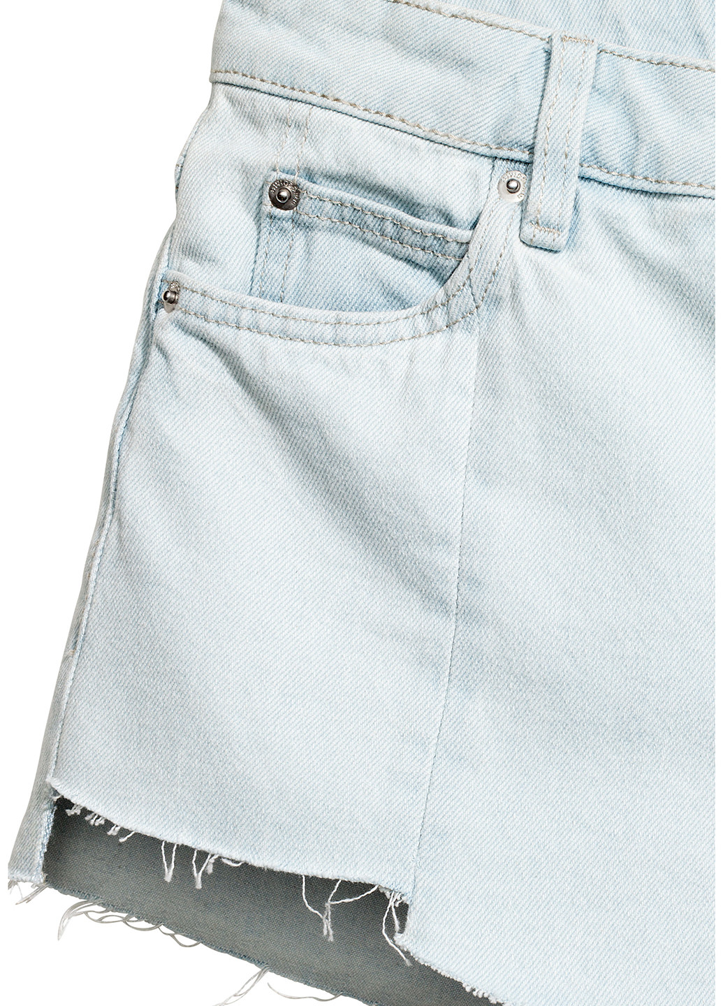 Шорты H&M голубые джинсовые хлопок