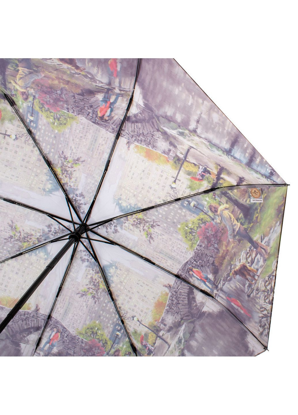 Комбінована складний парасолька повний автомат 92 см Trust (197761734)