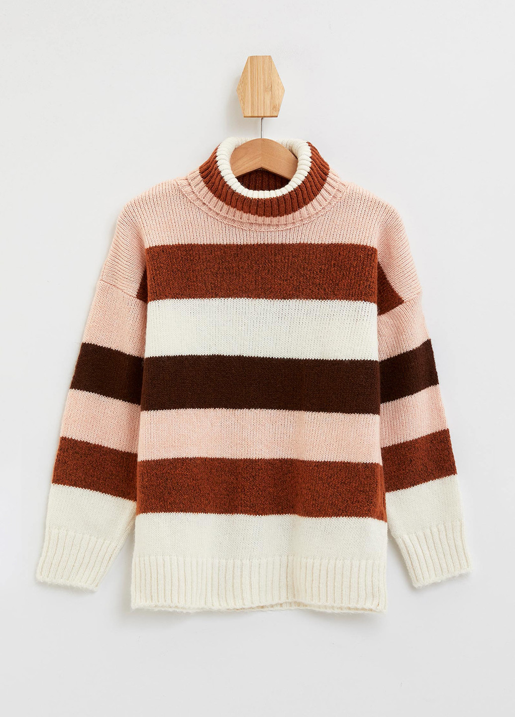 Персиковый демисезонный свитер DeFacto