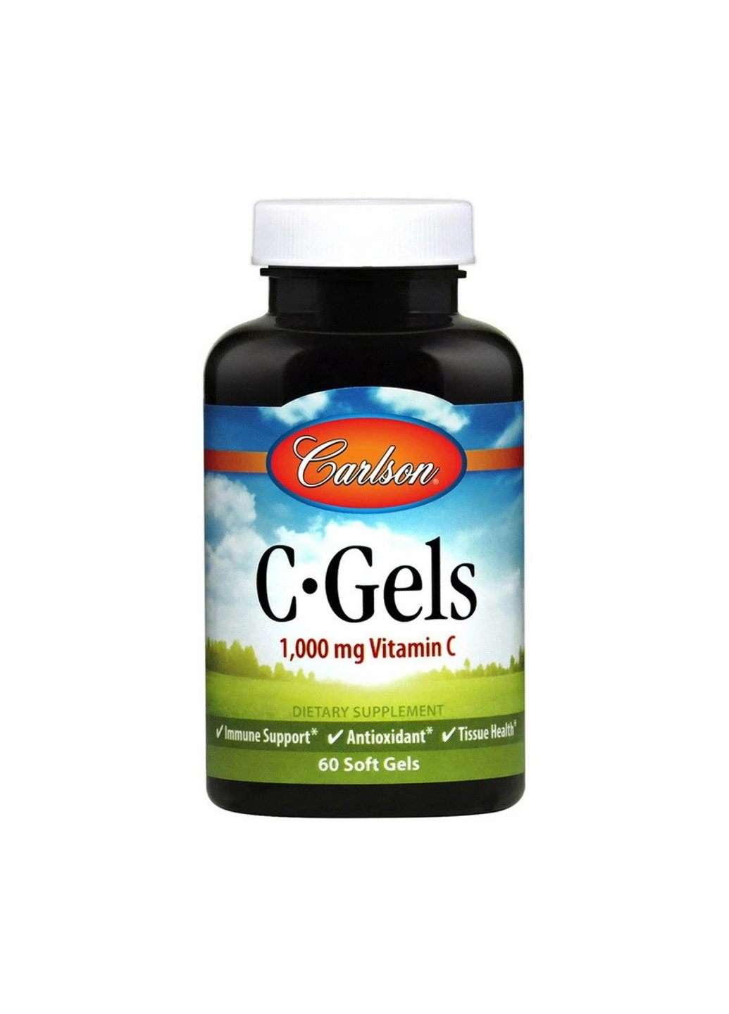 Витамин С C-Gels 1000mg (60 капс) карлсон лабс Carlson Labs (255409892)