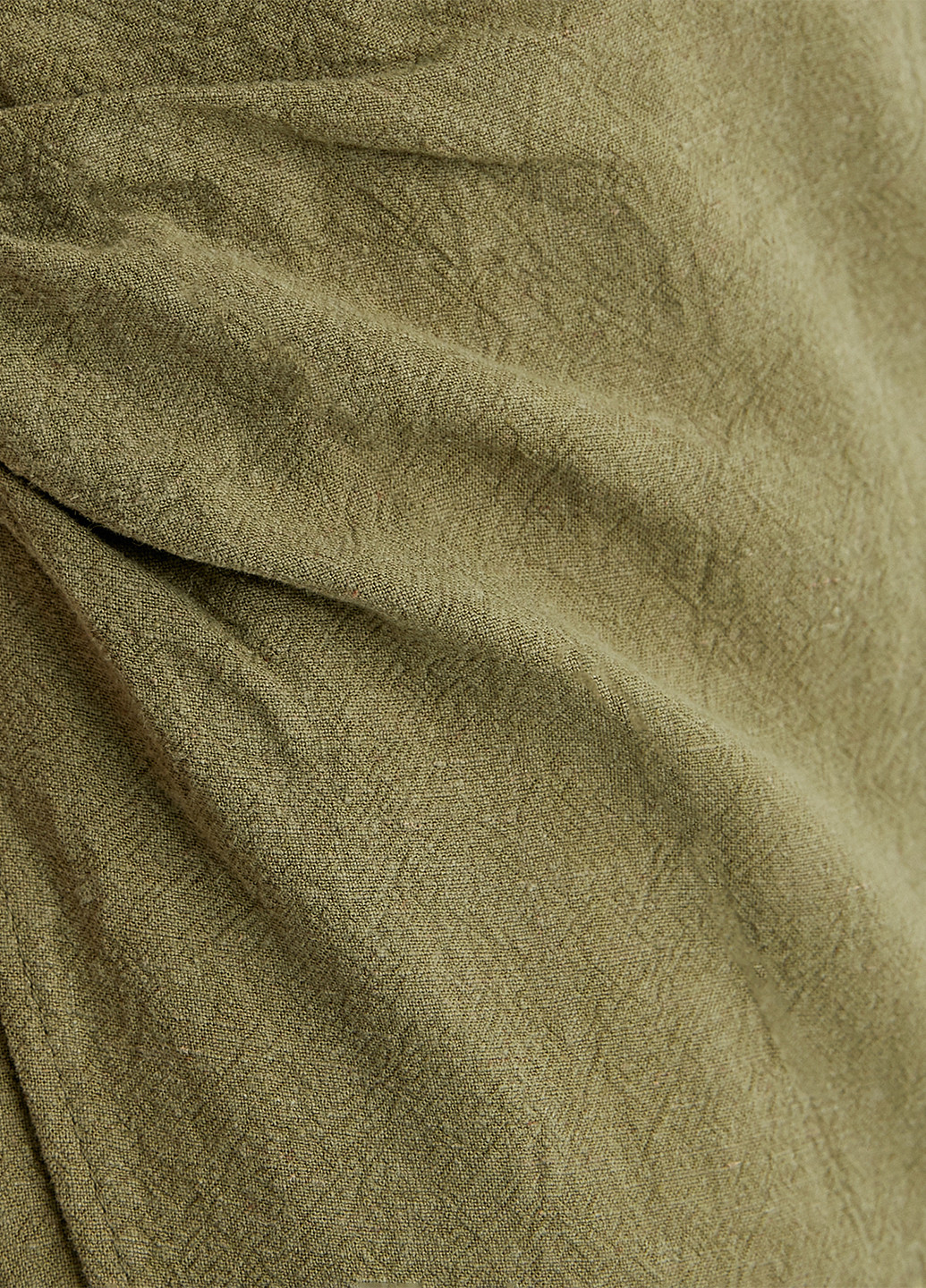 Оливковое (хаки) кэжуал платье KOTON однотонное