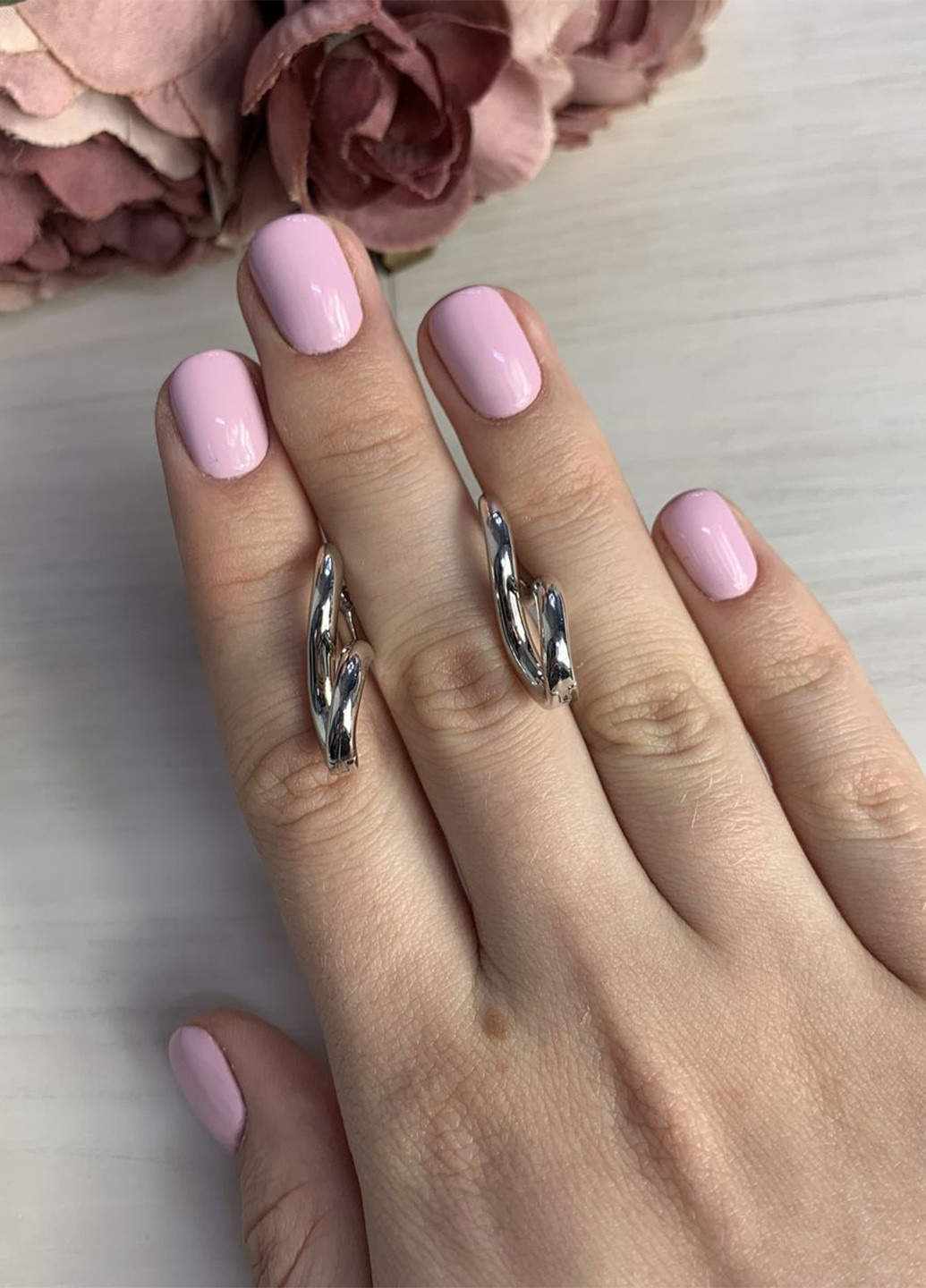 Серьги Silver Flame (186435292)