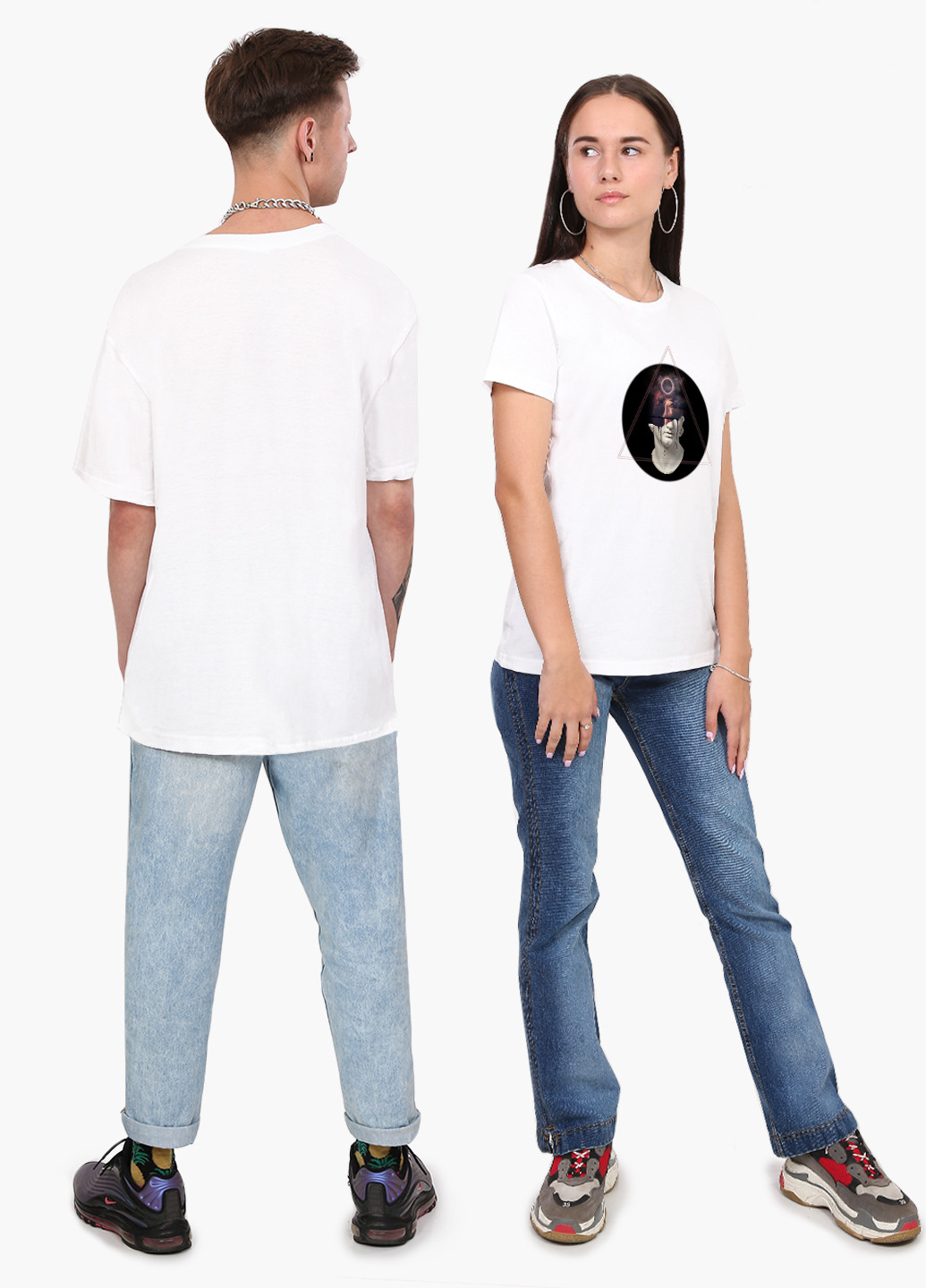 Біла футболка чоловіча ренесанс олександр великий (alexander the great) білий (9223-1586) MobiPrint