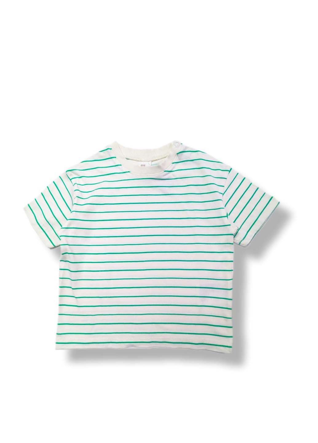 Белая летняя футболка H&M