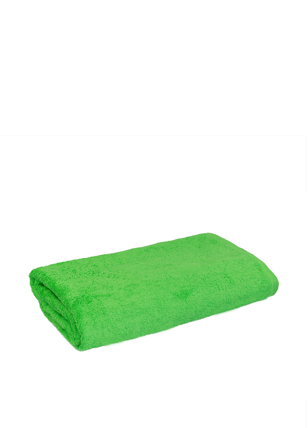 No Brand полотенце, 70х140 см однотонный зеленый производство - Туркменистан