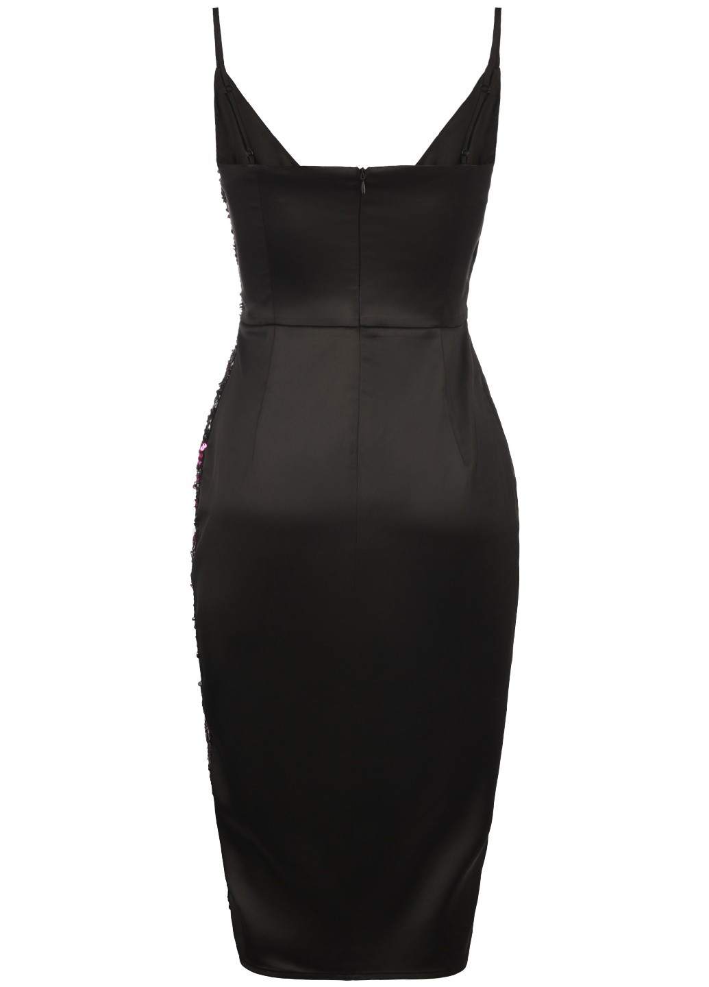 Чорна коктейльна плаття, сукня на запах LOVE REPUBLIC