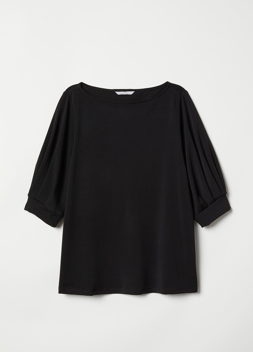 Черная летняя блуза с к/р H&M