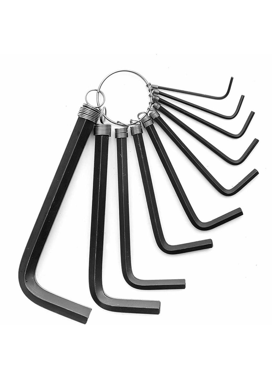 Набор инструментов Г-образных шестигранных ключей 10 шт на кольце (20051) Tolsen (252410558)