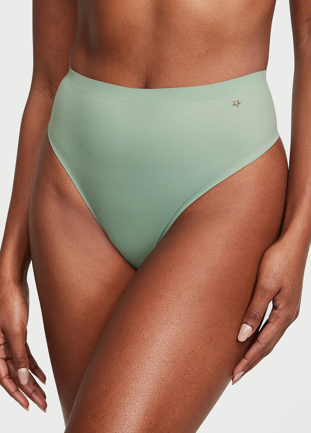 Фісташковий демісезонний комплект (бюстгальтер, трусики) Victoria's Secret