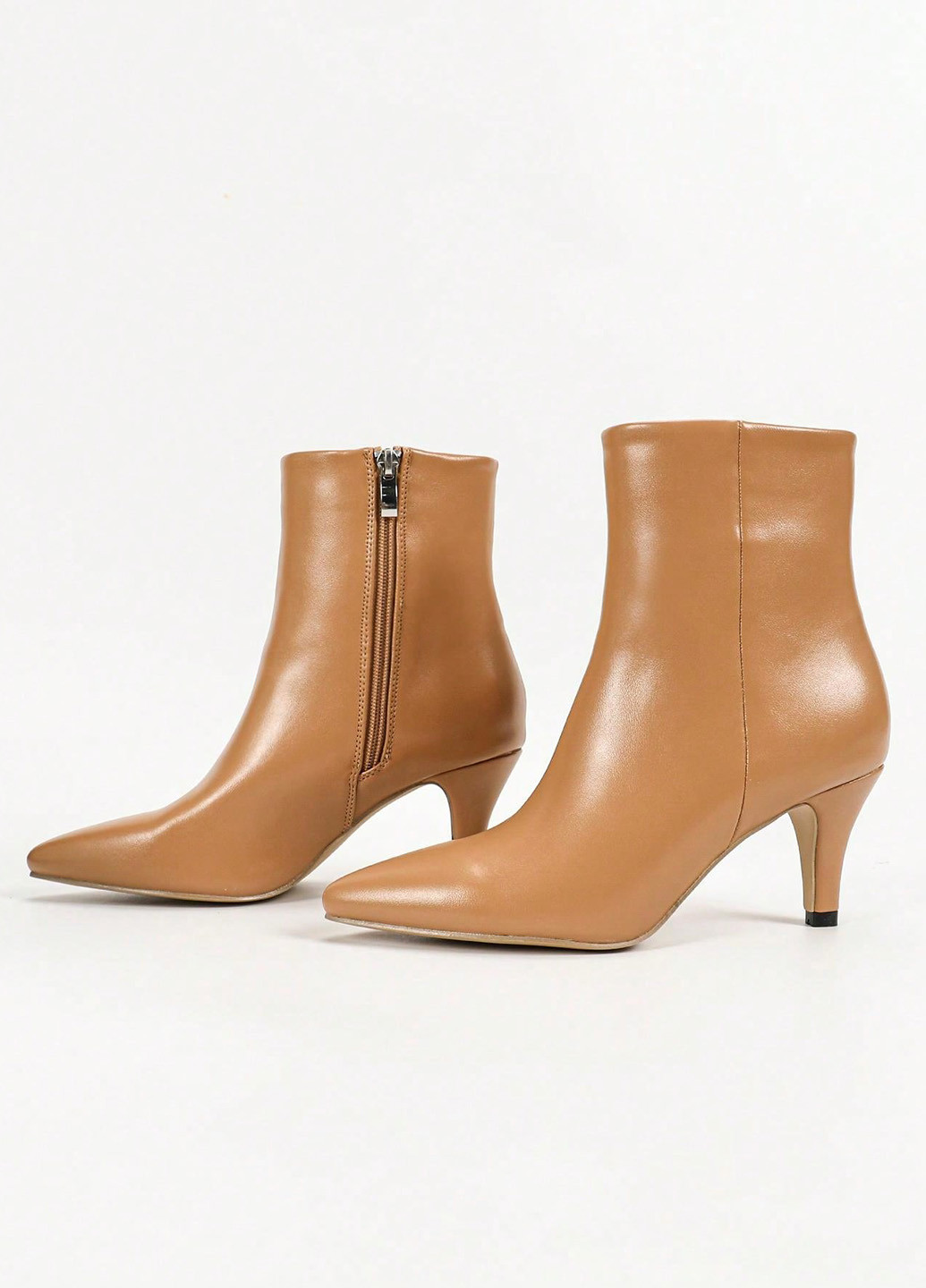 Кремовые демисезонная ботильоны SHEIN