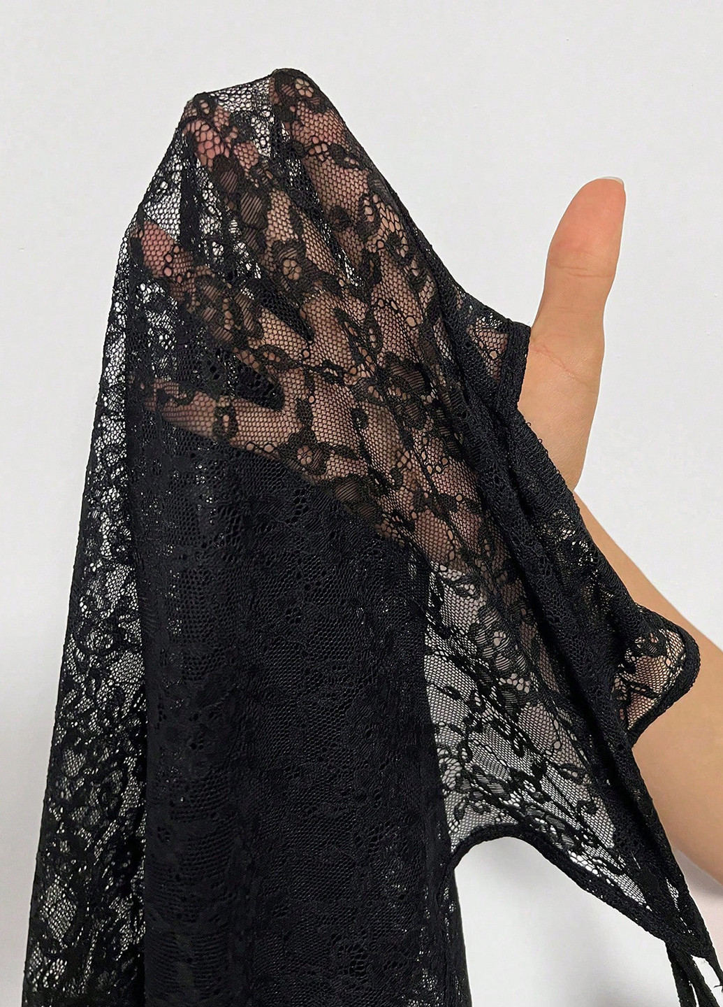 Чорна відвертий, вечірня сукня сукня-комбінація, а-силует, з відкритою спиною SHEIN однотонна