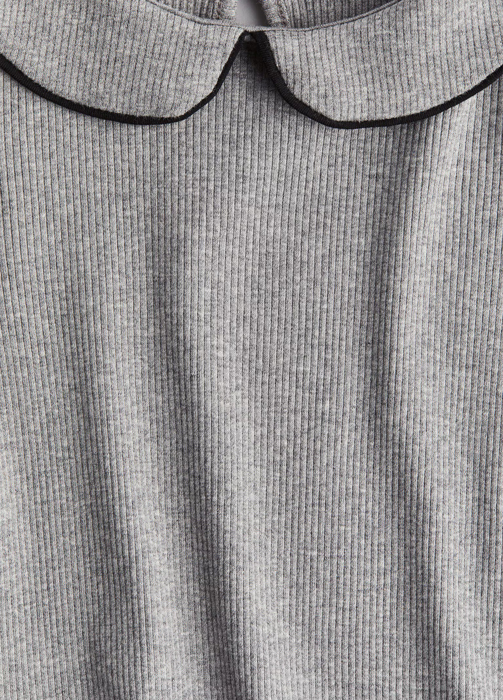 Серый демисезонный кэжуал лонгслив H&M меланж