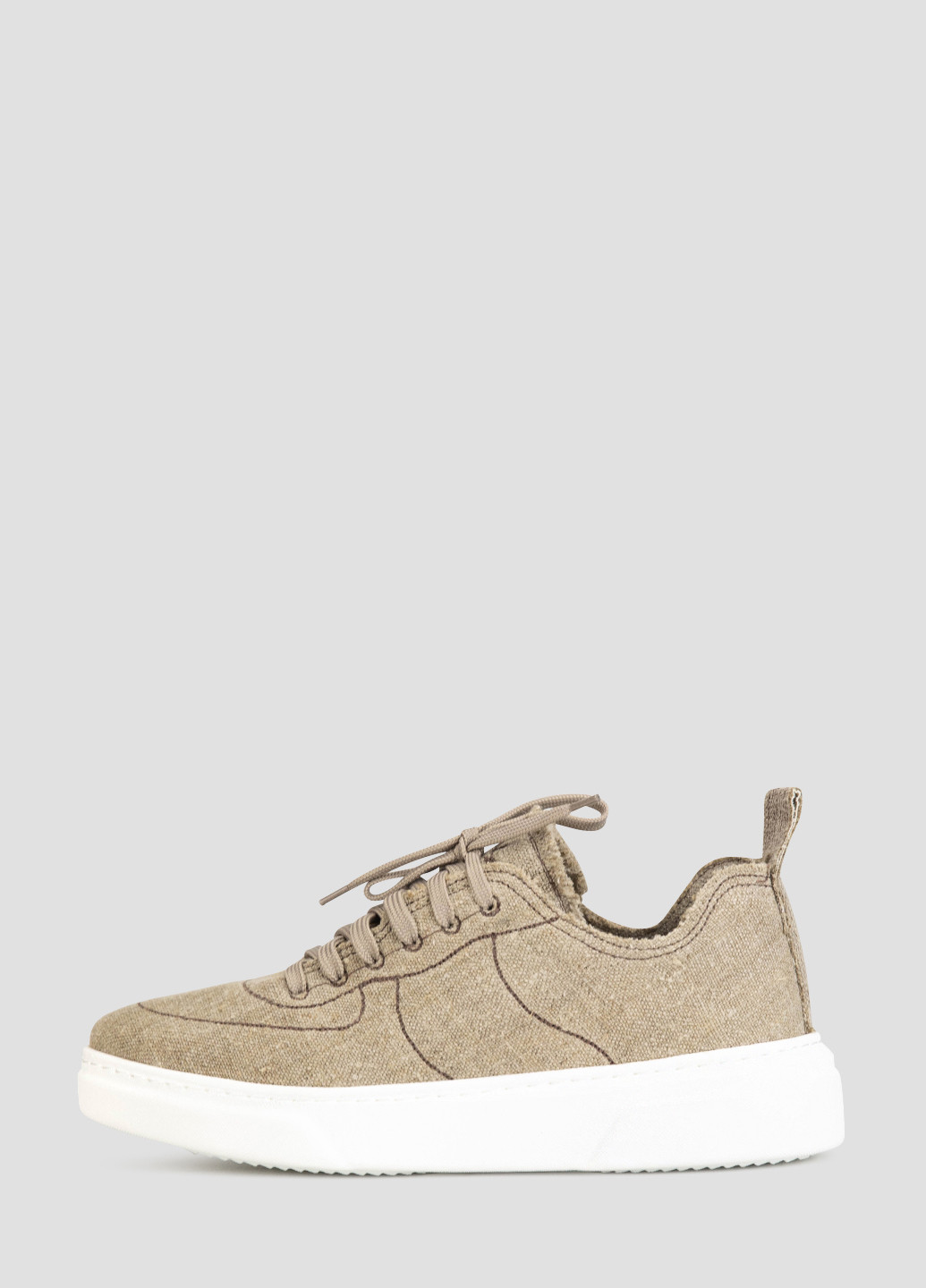 Серо-бежевые кеды Lioneli