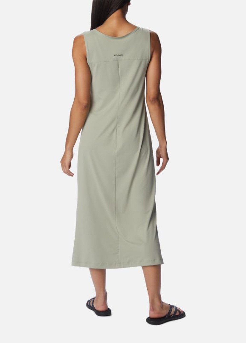 Світло-зелена кежуал сукня сукня-майка Columbia однотонна