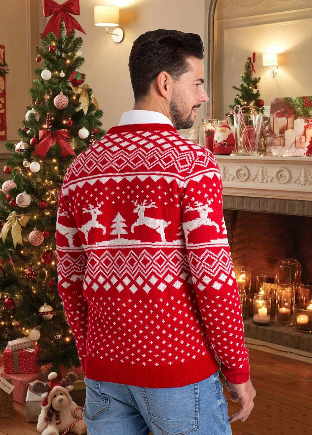 Червоний демісезонний джемпер джемпер SHEIN