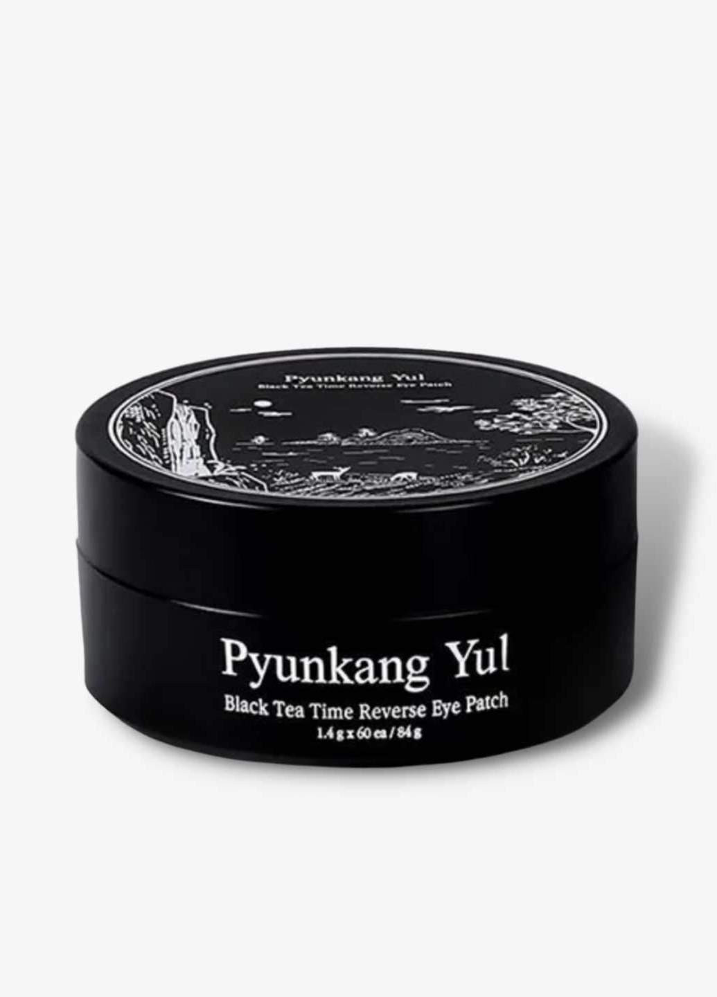 Патчи для зоны вокруг глаз с ферментированным экстрактом чёрного чая BLACK TEA TIME REVERSE EYE PATCH, 60 шт Pyunkang Yul (250300461)