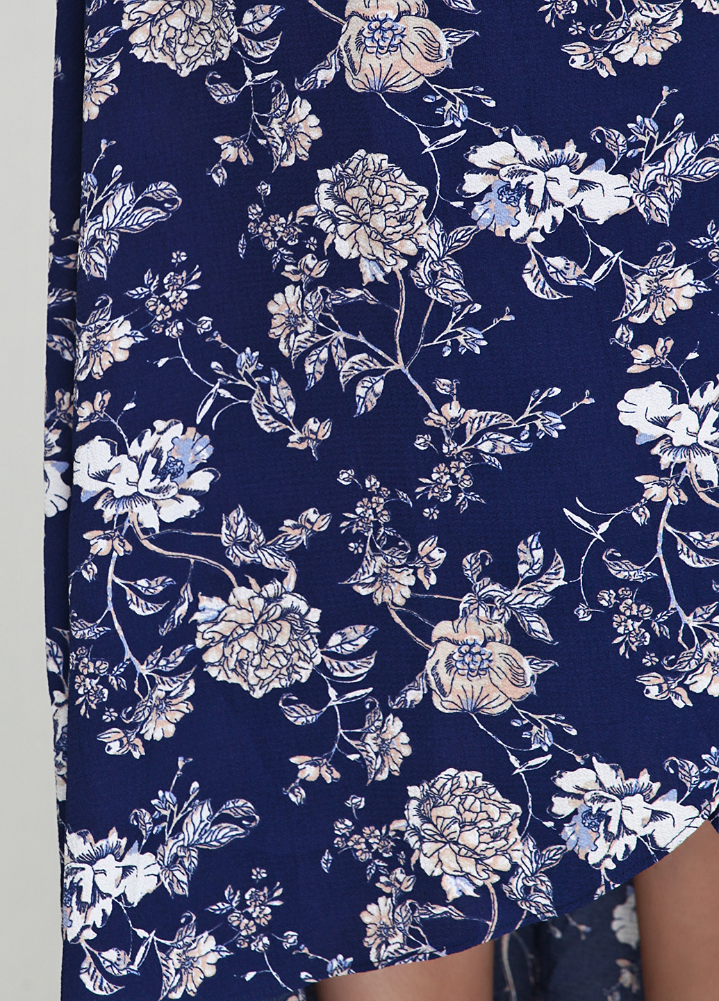 Темно-синяя кэжуал цветочной расцветки юбка Blue Rain by Francesca's макси