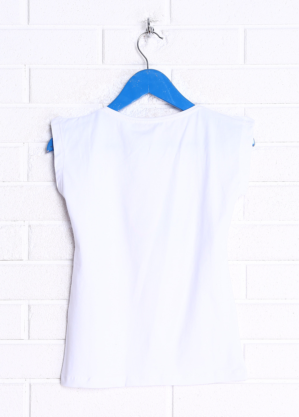 Белая летняя футболка с коротким рукавом Almis