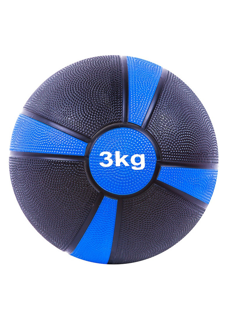 Медбол с отскоком 3 кг EF-MB-SLM-BL (набивной медицинский мяч-слэмбол) EasyFit (243205430)